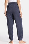 Rosaline Waffle Knit Cotton Relax Fit Pyjama - Medieval Blue — thumbnail 3